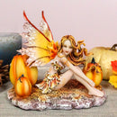 Ebros Amy Brown Tribal Fairy Godmother with Pumpkins Statue 5" H