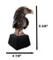 Aerial Surveyor American Bald Eagle Bust Bronze Electroplated Resin Figurine