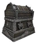 Nautical Caribbean Pirate Davy Jones Spiked Treasure Chest Small Decorative Box