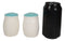 Nautical Blue Sea Jellyfish Splashing Bubbles Ceramic Salt Pepper Shakers Set