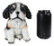 Pet Pal Black White And Tan English Cocker Spaniel Dog Puppy Sitting Figurine