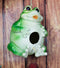 Whimsical Jumbo Fat Frog Toad Birdhouse Bird Feeder House Branch Hanger Figurine