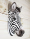 Ebros Safari Zebra Horse Bust Wall Decor Wildlife Wall Mount Sculpture Plaque 9.5"H