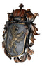 Ebros Large Medieval Heraldic Royal Lion Coat of Arms King Crown Shield Plaque