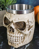 Ebros Mars Roswell Alien Skull Coffee Mug Zorg ET Skeleton Resin Drinking Cup With Stainless Steel Rim Interior