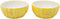 Ebros Ceramic Sliced Corn Kernels On Cob Coins Small 3oz Dipping Bowl Set Of 2
