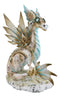 Amy Brown Steampunk Sky Aviator Dragon with Goggles Mechanical Wings Figurine
