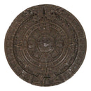 Aztec Maya Solar Sun Calendar Mesoamerican Medallion Jewelry Box Figurine