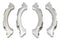 Set of 4 Rustic Southwestern Turquoise Cross Gemstones Crystal Cabinet Bar Pulls