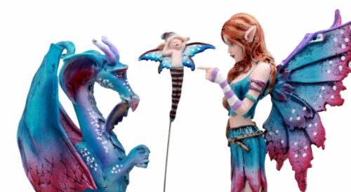 Amy Brown Mother Khaleesi Fairy Time Out Bad Dragon Figurine Fantasy Collectible