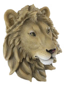 Ebros Simba Safari King Of The Jungle Lion Head Wall Plaque 9.25"Tall Taxidermy