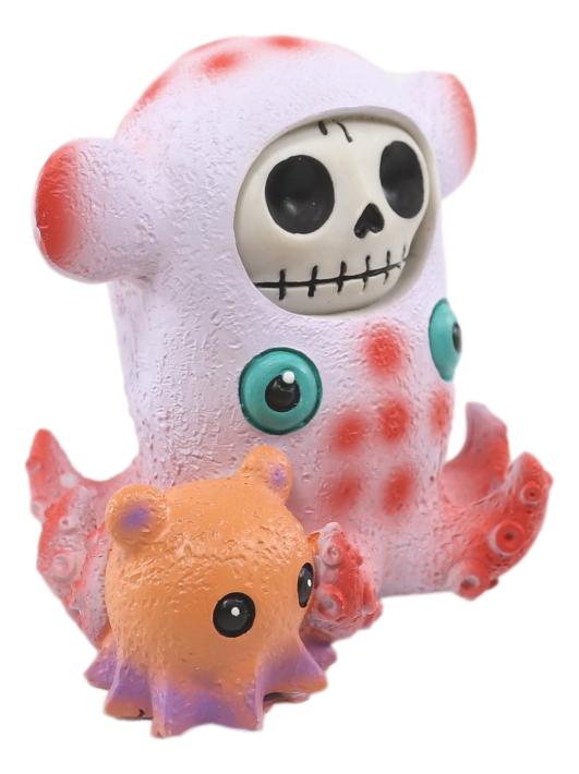 Ebros Furry Bones Pink Giant Squid Skeleton Nautical Cephalopod Furrybones