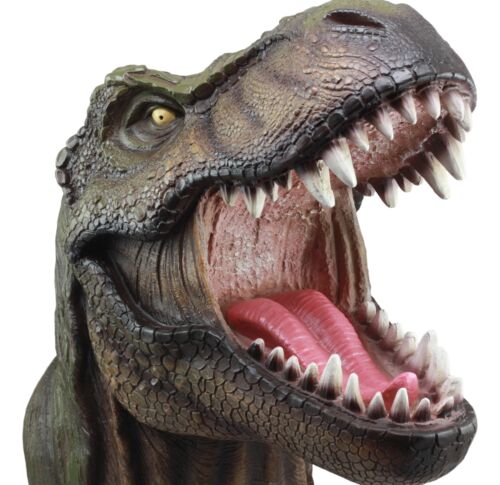 Large Prehistoric Jurassic King Dinosaur Tyrannosaurus Rex Wall Decor 13"H T-Rex