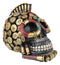 12-Gauge Shotgun Bullet Shell Casings Marauder War Dog Mohawk Skull Figurine