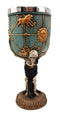 Ebros Greek Titan God Atlas Skeleton Bearing Globe 5oz Wine Drink Goblet Chalice Cup