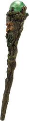 Ebros Greenman with Green Orb Cosplay Magic Wand Decorative Costume Accessory