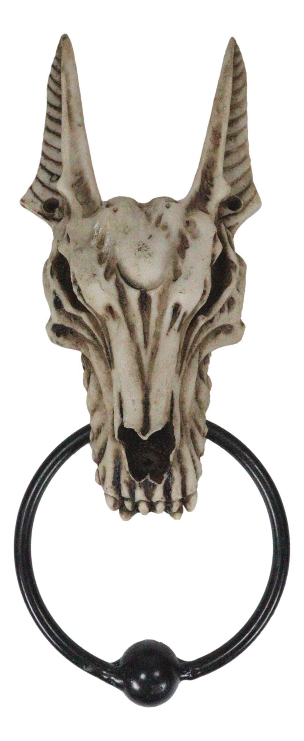 Ancient Egyptian Anubis Guardian God Of The Dead Skull Decorative Door Knocker