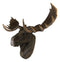 Western Rustic Wildlife Baron Bull Moose Elk Deer Taxidermy Wall Decor Plaque