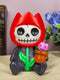 Green Thumb Furrybones Tully The Tulip Flower Skeleton Furry Bones Figurine