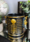 Egyptian King Tut Pharaoh Pen Holder 4"H Tutankhamun Bust Stationery Organizer
