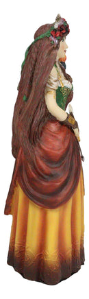 Celtic Irish Goddess Brigid Threefold Deity of Heling Poetry Smithcraft Figurine