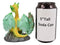 Ebros Fantasy Green Thumb Tropical Pineapple Dragon Statue Fairy Garden Collectible
