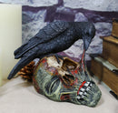 Ebros T Virus Infected Raven Crow Feeding on Zombie Flesh Decorative Figurine 4.25"H