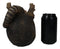 Coiled Wild Desert Armadillo Guzzler 9.5" Long Wine Bottle Holder Caddy Figurine