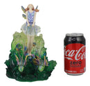 Surfer's Dream Josephine Wall Statue Ocean Fairy Riding Rainbow Fish Chariot