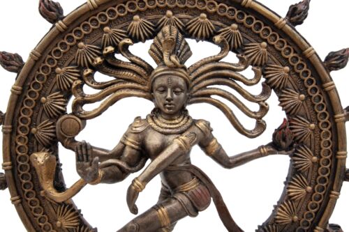 Ebros Hindu Shiva Nataraja Figurine Lord Of The Dance Cosmic Dancer God Statuette 9"H - Ebros Gift