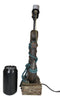 Rustic Sea Nautical Wharf Ship Anchor With Getty Ropes Table Lamp With Shade