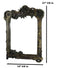 Steampunk Industrial Gears Pipes Bolts Time Travel Wall Decorative Mirror 22"H