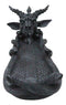 Samael Lilith Sabbatic Goat Baphomet Pentagram Sigil Incense Burner Figurine