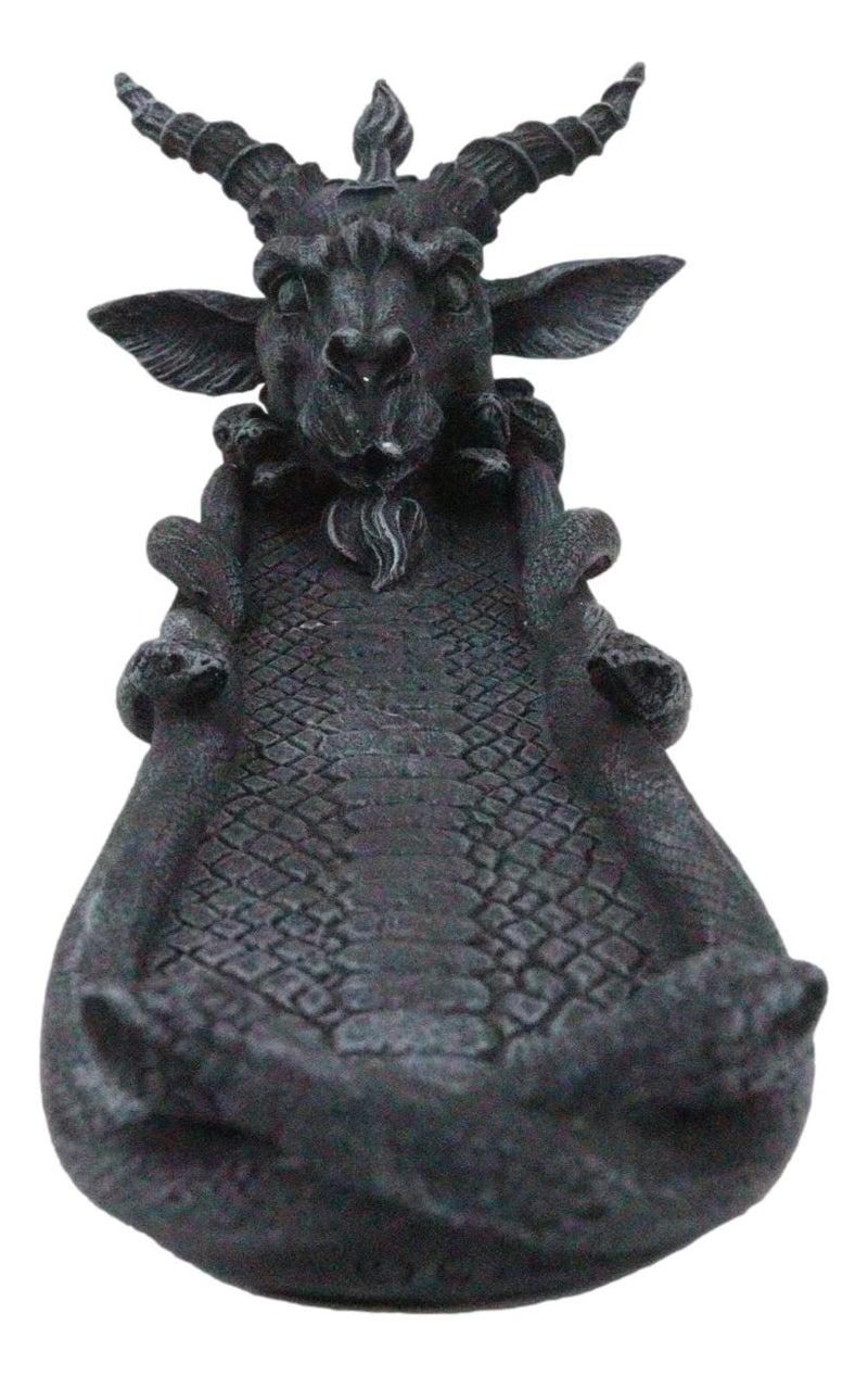 Samael Lilith Sabbatic Goat Baphomet Pentagram Sigil Incense Burner Figurine