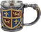 Ebros Lion And Fleur De Lis Coat Of Arms Crusader Knight Drinking Mug Cup Decor