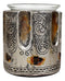 Set of 2 Rustic Western Pistol Bullet Barrel Votive Tea Light Candle Holders