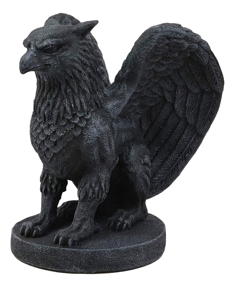 Ebros Griffon Griffin Eagle Lion Gargoyle Statue Home Decor Figurine 6.75" Tall