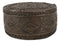 Aztec Maya Solar Sun Calendar Mesoamerican Medallion Jewelry Box Figurine