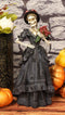 Ebros Gift Day of The Dead Skeleton Black Dress Bride Resin Figurine