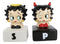 Angel Or Devil Betty Boop With Halo And Horns Ceramic Salt And Pepper Shakers