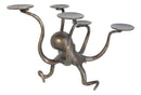 Giant Creature Kraken Octopus Penta Candleholder Home Decor Made of Aluminum