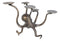 Giant Creature Kraken Octopus Penta Candleholder Home Decor Made of Aluminum