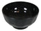 Ebros Japanese Contemporary Black Lacquer Ridged Bowls Made In Japan Set of 6