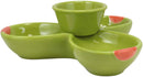 Ebros 8.25"L Ceramic Olive Halves Shaped Serving Bowl or Plate or Dish Platter