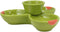 Ebros 8.25"L Ceramic Olive Halves Shaped Serving Bowl or Plate or Dish Platter