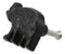 Cast Iron Rustic Western Black Bear Drawer Cabinet Door Knobs Hardware 12 Pack