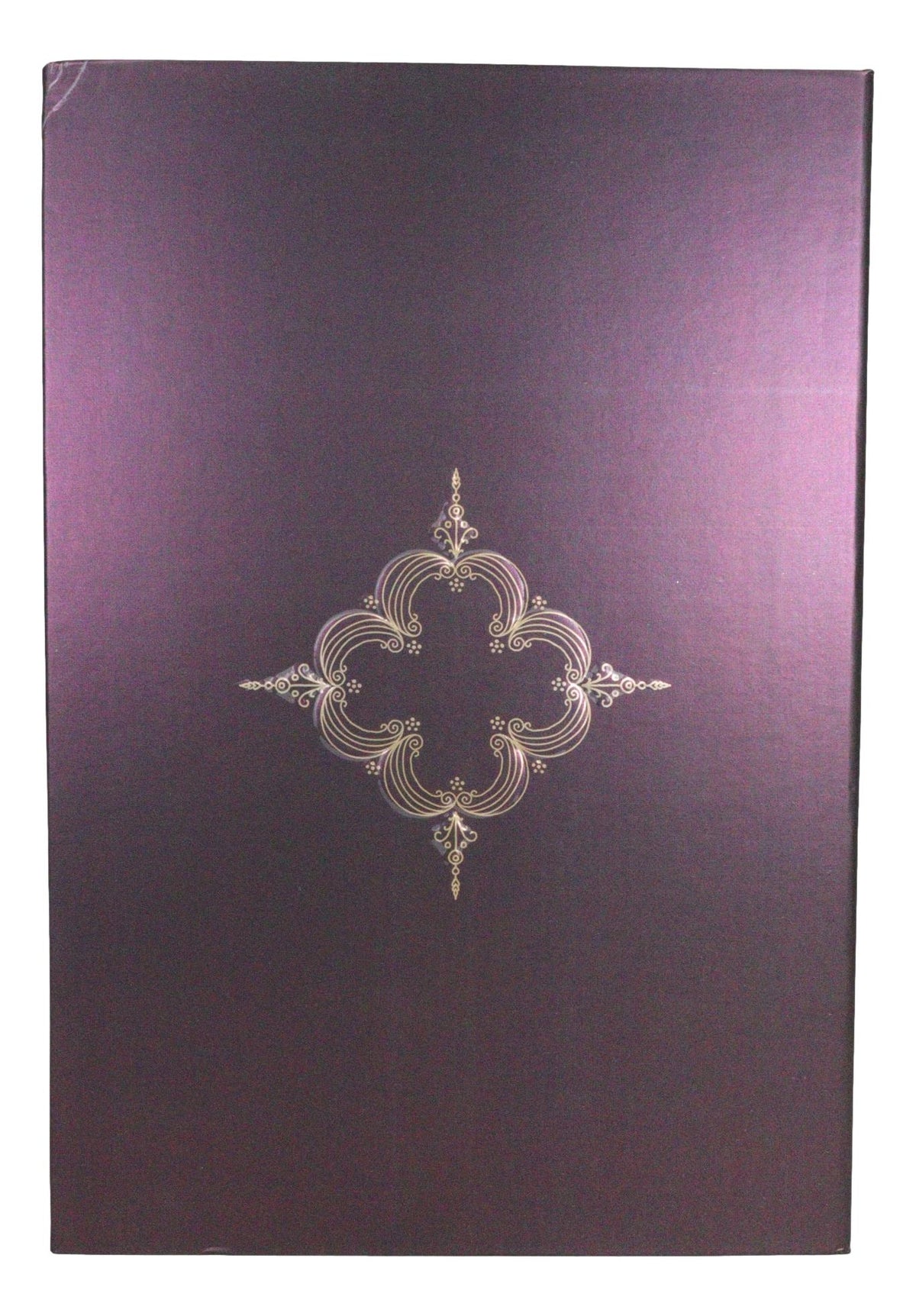 Dreams Memories Secrets Floral Scroll Art Embossed Blank Page Journal Book