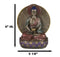 Meditating Medicine Buddha Amitabha Holding Herbal Pot Statue Prince Of Light