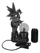 Wizards Dungeons and Dragons Saurian Dragon Electric Plasma Ball Lamp Statue
