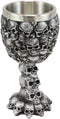 Ebros Day of The Dead Stacked Skulls Small Wine Goblet Or Shot Glass Chalice 3oz